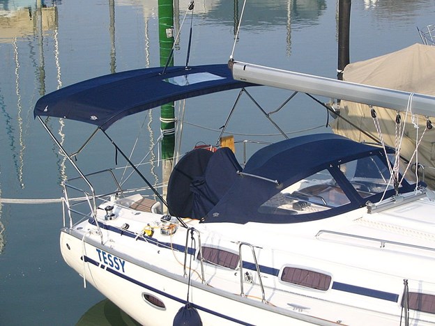 sailboat canvas bimini top